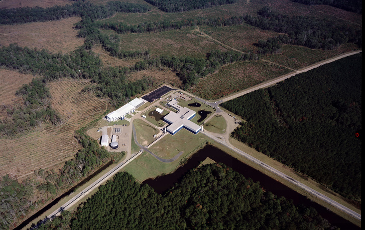 A livingstoni LIGO-detektor, ahol a magyar csapat is dolgozott.