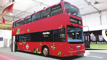 Elektromos emeletes buszokat kap London