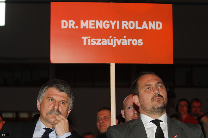 Kövér László és Mengyi Roland 2014-ben