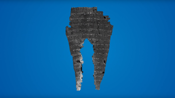 Digitálisan kihajtogattak egy szénné égett ősi tekercset