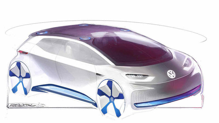 Vázlatokon a jövő Volkswagenje