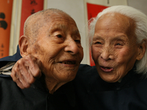 85 éve házas a kínai rekorderpár