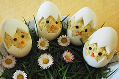 Finom és szupercuki húsvéti vendégváró egy egyszerű főtt tojásból