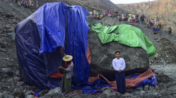 Óriási jádekövet találtak Mianmarban