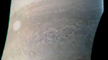 Pazar kép érkezett a Jupiter egyik igazgyöngyéről