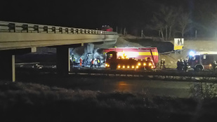 Súlyos kamionbaleset történt az M1-es autópályán