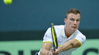 Óriásit lépett a magyar tenisz, Szlovákiát verték a Davis-kupában