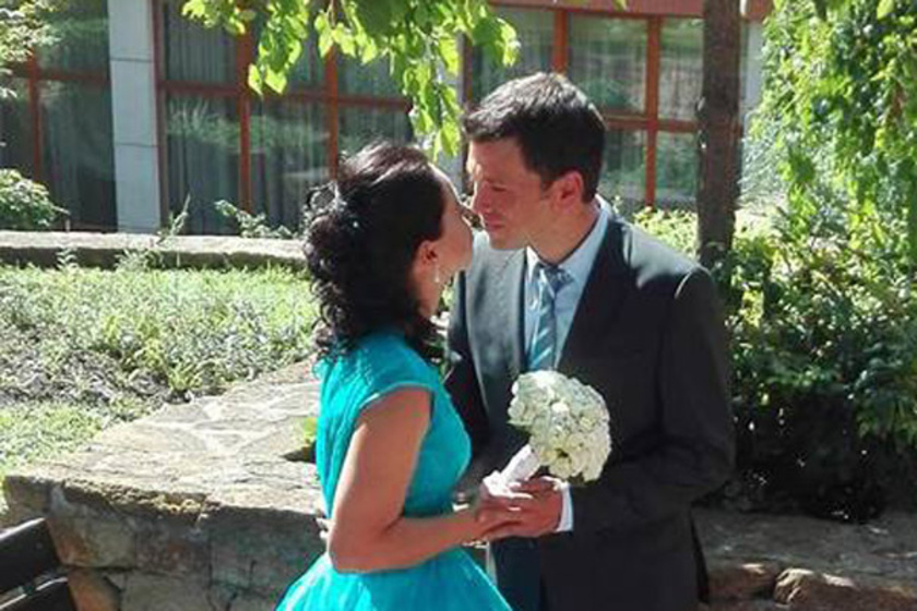 Esküvői fotók: a csinos magyar vívó az olimpia előtt mondta ki az igent