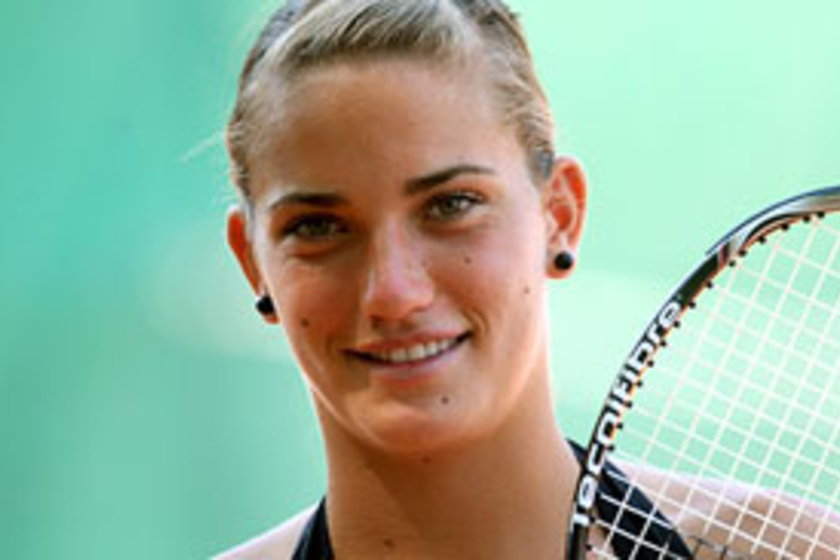 Fotókon a legszebb magyar teniszezőnő! Érte izgulhatunk a mai döntőben