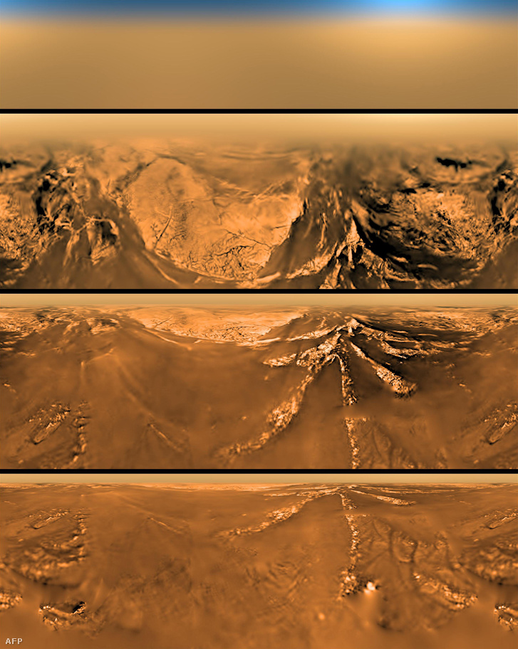 A Titán felszíne