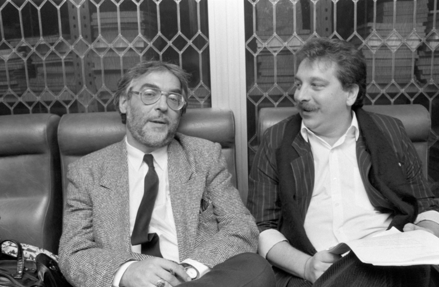 Verebes István és Bajor Imre a Rádiókabaré III.-IV. humorfesztiváljának elődöntőjében 1990-ben