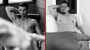 Egy aputestű átlagférfi leutánozta Ronaldo Instagramját
