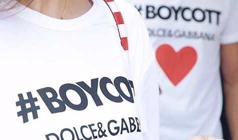 Saját magát bojkottálná a Dolce & Gabbana