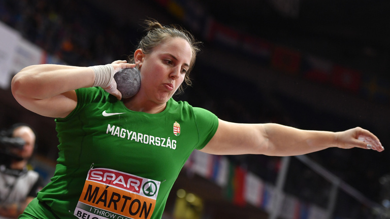 Márton Anita világbajnoki ezüstérmes lett súlylökésben