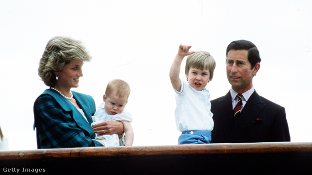 VENICE ITALY - MAY 6:  Prince Charles Prince of Wales Princess Diana Princess of Wales pose with sons Prince William and Prince Harry on the Royal Yacht Britannia on May 6 1985 in Venice Italy.  Last week Prince William comforted a grieving boy and said: “I still miss my mother every day – and it’s 20 years after she died.”