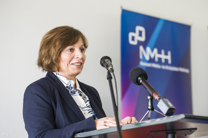 Karas Monika, a Nemzeti Média- és Hírközlési Hatóság (NMHH) elnöke