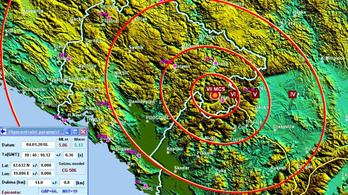 5,3-as földrengés volt a Balkánon