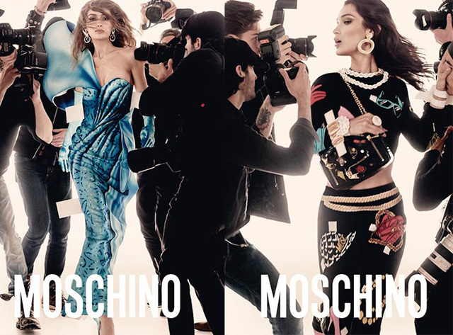 A Moschino korunk legismertebb Instacelebjeivel, Gigi és Bella Hadiddal készített valami hasonlót 2017 nyarán.
                        