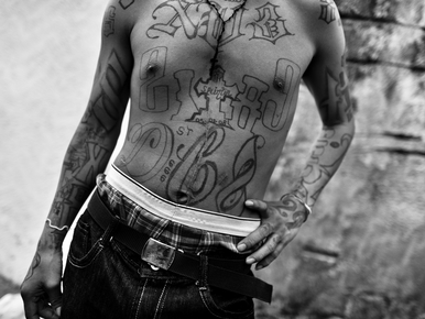 Nézze meg a legkeményebb salvadori gengszterek tetoválásait!