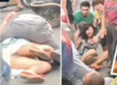 Dühöngő részeg rágta le egy nő arcát Kínában