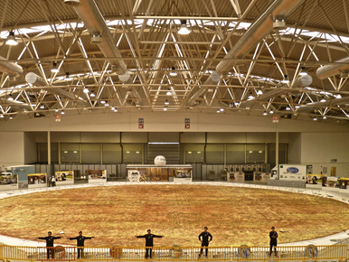 Íme, a világ legnagyobb pizzája