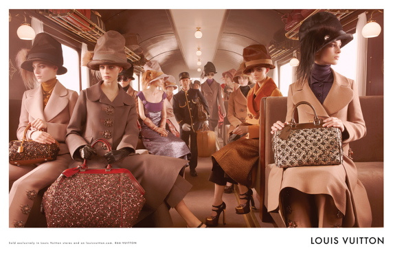 Vonatozás a Louis Vuittonnal.