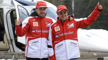 A Ferrari elsőként kezdte meg az előszezont