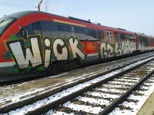 Százmilliókat költ a MÁV a graffiti elleni háborúra