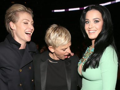 Katy Perry melle bejön Ellen DeGeneresnek