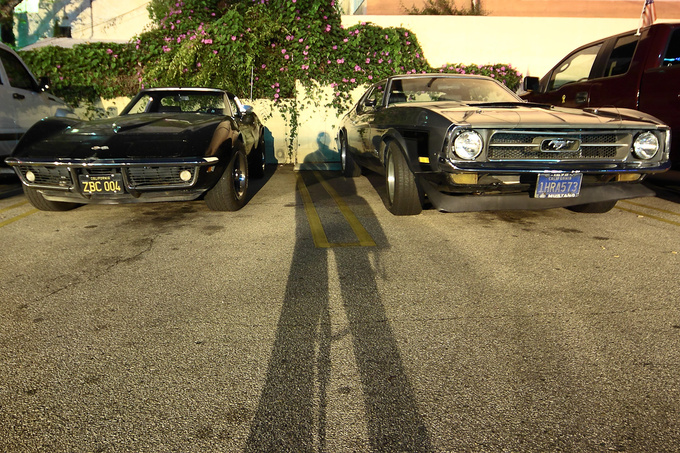 C3 Corvette and '72 Mustang
