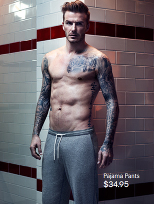 David Beckham ismét a H&M-nek vetkőzött
