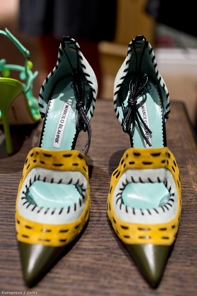 Ezt a cipőt egyértelműen a hatvanas évek egyik ikonka Peggy Moffitt ihlette.