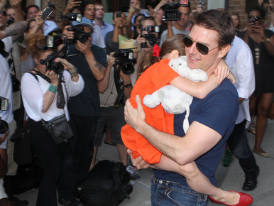 Tom Cruise nagyon bizonygatja, hogy jó apa