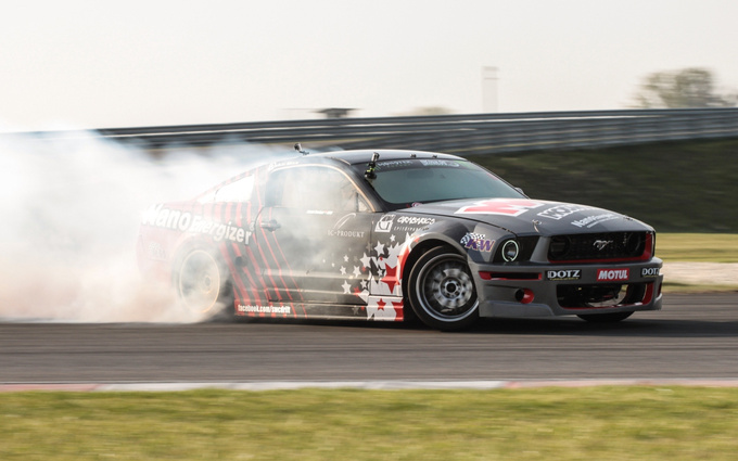 The original homeland of drifting may be Japan, but the American V8 does the job, too