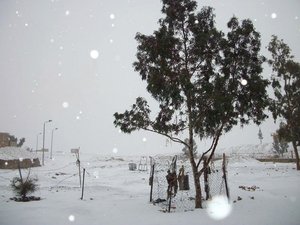 Már Kairóban is havazott