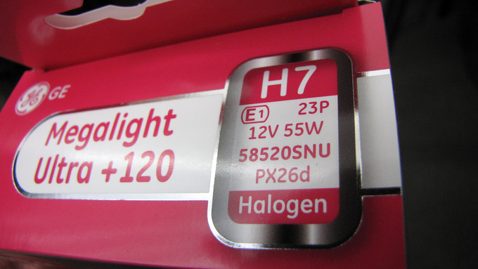 These premium GE bulbs, manufactured in Hungary, bear the code E1, awarded by the German qualification institute. These H7 lights fully comply with all regulations yet are brighter on the road