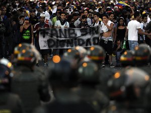 Az elnök ellen tüntetnek Venezuelában