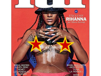 Rihanna címlapon lógatta ki a mellét