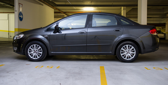 The Linea is almost half a metre longer than the Punto; the boot is nearly twice as large