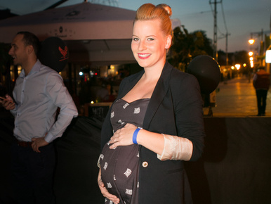 Mádai Vivien nagyon terhes