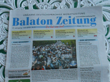 Balaton Zeitung nélkül nem lehet élni