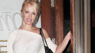 Pamela Anderson ziláltan villantott melltartót