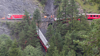 Súlyos vonatbaleset történt Svájcban