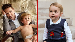 Robban a cukiságbomba: Robert Downey Jr. vagy György herceg babafotója menőbb?