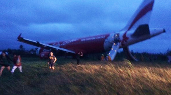 Túlcsúszott a futópályán az AirAsia egy másik gépe