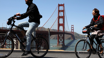 Baj van San Franciscóban: túl sok a biciklis
