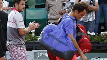 Federert jóbarátja ütötte ki a Garroson