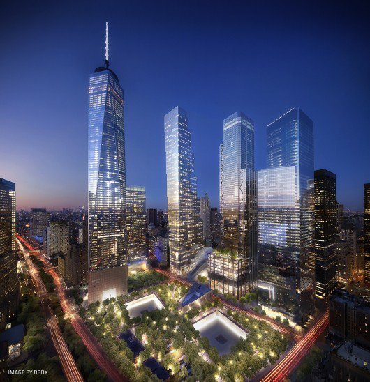 A World Trade Center egykori helyére több ütemben adják át az újabb épületeket. Az archdaily.com nemrég megerősítette a pletykát, miszerint a BIG fejlesztésének (WTC 2) negyedik és egyben utolsó felhőkarcolóját a dán sztárépítész, Norman Foster tervezi majd.  
