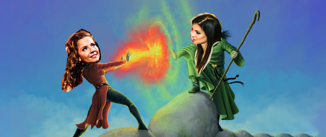 Wizard Battle by quellionx