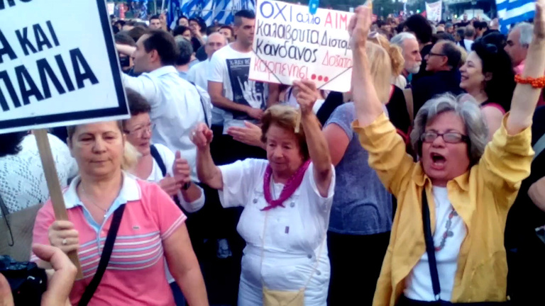 Vurstlihangulatban buliznak az EU-t ellenző görögök